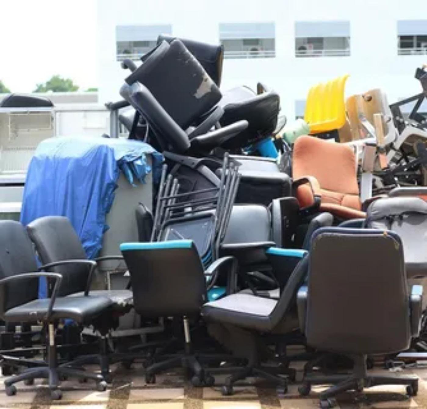 Commercial junk removal from an office or business in Matthews, North Carolina