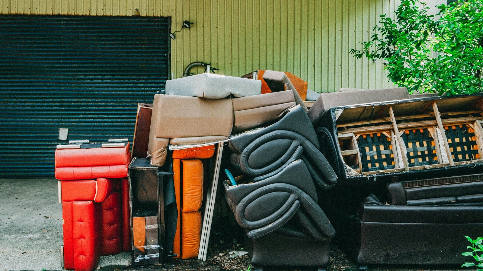 Commercial junk removal from an office or business space in Charlotte North Carolina