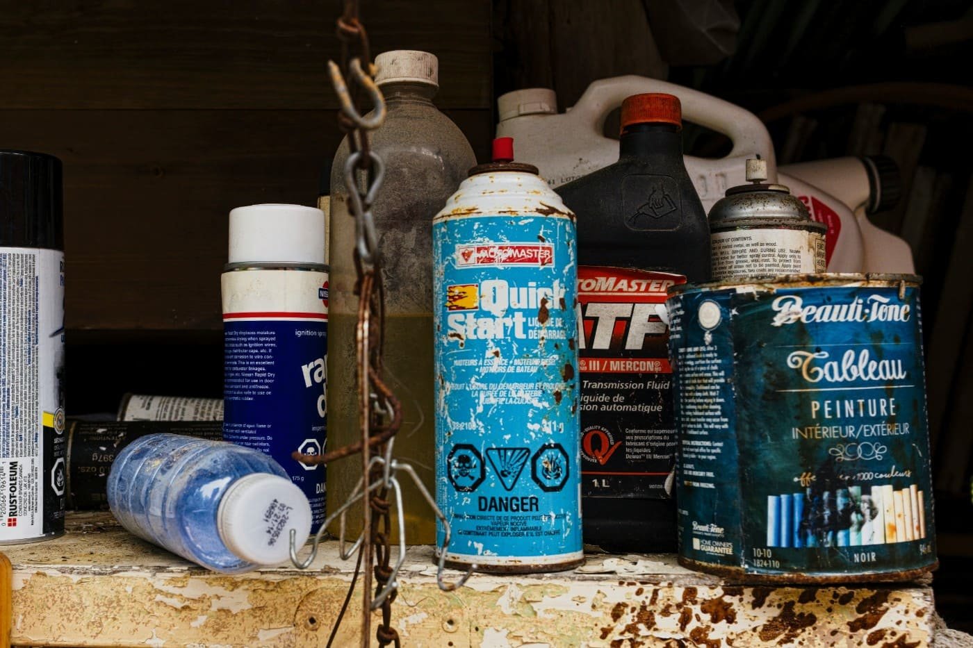 Hazardous and regulated materials not accepted for junk removal in Stallings, North Carolina