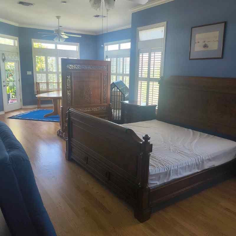 Bed frame cabinet bookshelf and large furniture removal in Charlotte NC