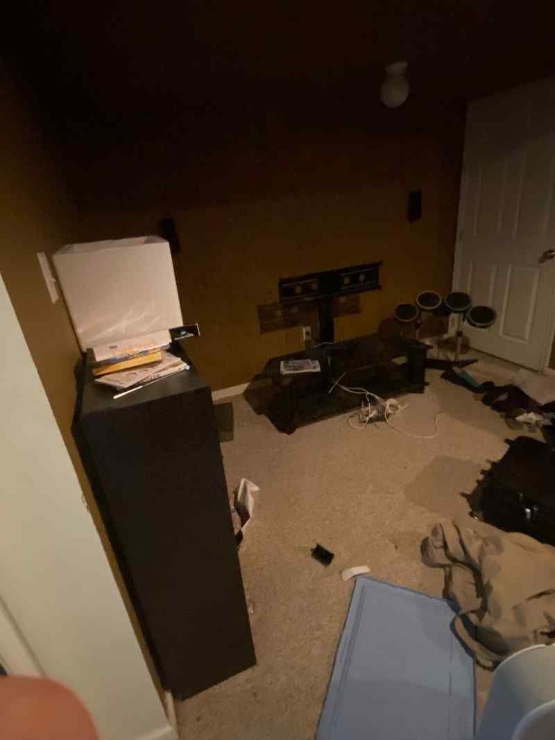 Furniture pickup from Charlotte apartments and stairs
