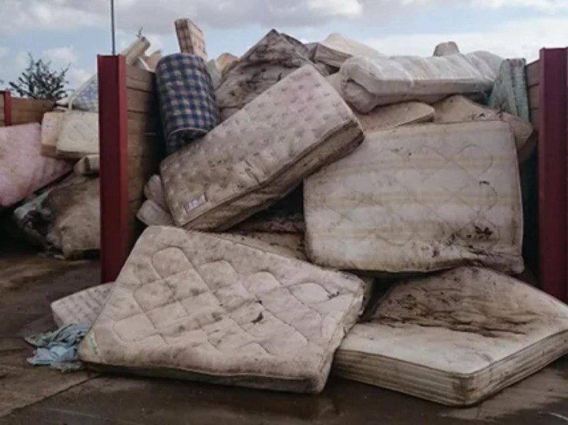 Old mattress pickup and bedroom junk removal in Charlotte NC
