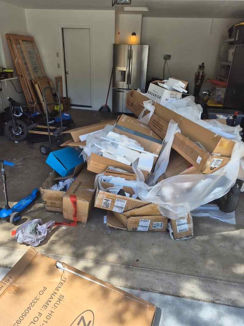 Move-out and home sale garage cleanout in Charlotte NC before listing or final walkthrough