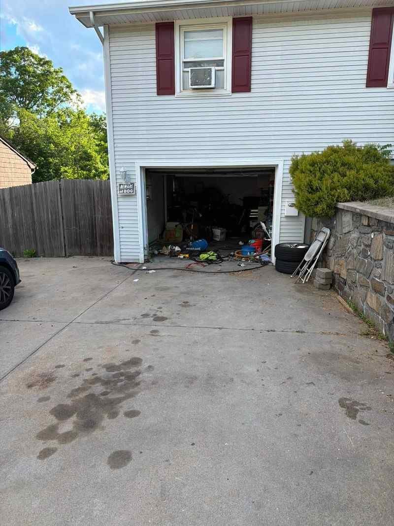 Rental property garage cleanout in Charlotte NC for landlords and property managers